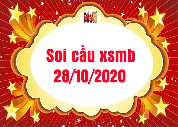 soi cau xsmb 28-10-2020